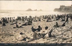 Cliff House and Beach Postcard