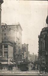 Sutter St. Looking East San Francisco, CA Postcard Postcard Postcard