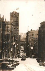 Powell Street Hill Postcard