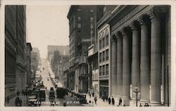 California Street San Francisco, CA Postcard Postcard Postcard