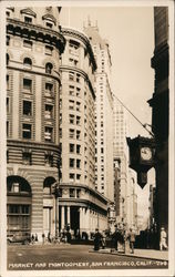 Market and Montgomery San Francisco, CA Postcard Postcard Postcard