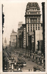 Market at Fourth San Francisco, CA Postcard Postcard Postcard