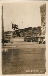 A Sculpture in a Park San Francisco, CA Postcard Postcard Postcard