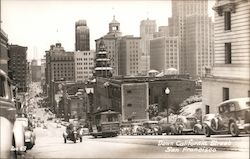 Down California Street Postcard