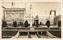 View of Union Square Postcard