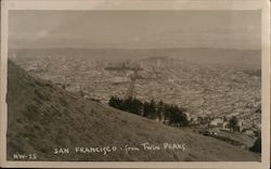 San Francisco from Twin Peaks Postcard