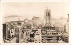 Birds Eye View - San Francisco Postcard