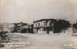 Corner Haight & Market Sts Postcard