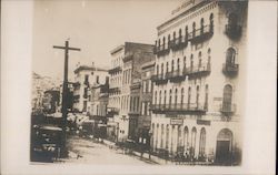 A Street Scene in San Francisco Postcard