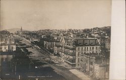 Van Ness Ave from Geary St Postcard