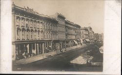 Westside Kearny St at Bush St. 1865 San Francisco, CA Postcard Postcard Postcard