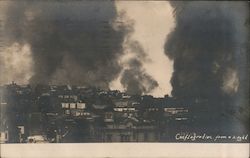 Conflagration From a Height San Francisco, CA Postcard Postcard Postcard