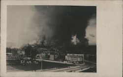 San Francisco Fire Earthquake Postcard