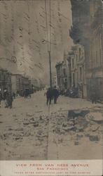 View from Van Ness Avenue San Francisco, CA Postcard Postcard Postcard