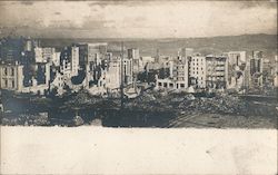 San Francisco in Ruins California Postcard Postcard Postcard