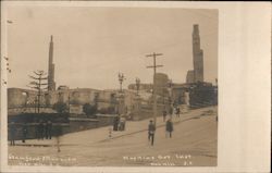 Stanford Mansion & Hopkins Art Institute - Nob Hill Earthquake Postcard