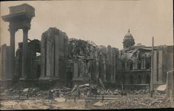 Earthquake Ruins San Francisco, CA Postcard Postcard Postcard