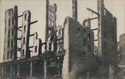 Ruined Buildings, 1906 Earthquake Postcard