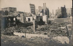 Ruins of the San Francisco Earthquake California Postcard Postcard Postcard