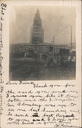 Rebuilding the Ferry Building After the Earthquake Postcard