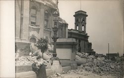 City Hall Earthquake Postcard