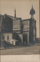 Ruins of St. Dominick's Church San Francisco, CA Postcard Postcard Postcard