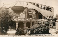 San Francisco Earthquake - Restaurant, Children's Playground, Golden Gate Park California Postcard Postcard Postcard