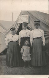 San Francisco's Prayer" Group of Women Earthquake? Postcard