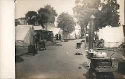 Refugee Camp, Jefferson Square Earthquake San Francisco, CA Postcard Postcard Postcard