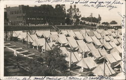 Tent City Earthquake Postcard