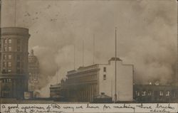 San Francisco on Fire Earthquake California Postcard Postcard Postcard