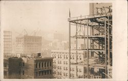 Buildings and Scaffolding San Francisco, CA Postcard Postcard Postcard