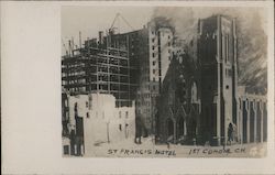 St. Francis Hotel Earthquake Postcard