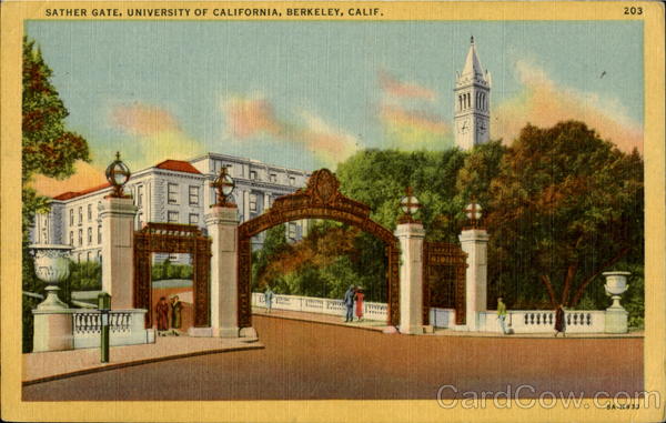 Sather Gate University Of California Berkeley Ca