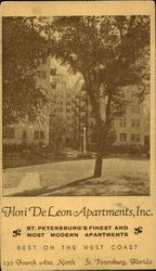 Flori De Leon Apartments Inc, 130 Fourth Ave. North Postcard