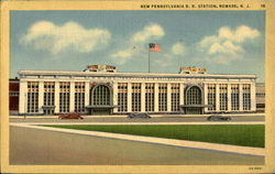 New Pennsylvania R. R. Station Postcard