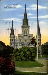 St. Louis Cathedral , Jackson Square New Orleans, LA Postcard Postcard