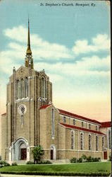 St. Stephen's Church Newport, KY Postcard Postcard