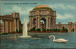 Palace Of Fine Arts San Francisco, CA Postcard Postcard