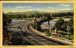 A Picturesque Highway In California Scenic, CA Postcard Postcard