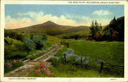 The Road To Mt. Killington Vermont Postcard Postcard