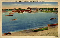 A Water Front View At Hyannis Postcard