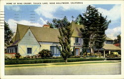 Home Of Bing Crosby, Toluca Lake Hollywood, CA Postcard Postcard