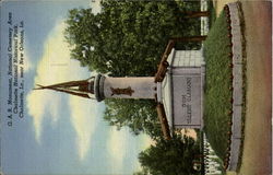 G.A.R. Monument Postcard