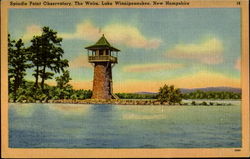 Spindle Point Observatory Lake Winnipesaukee, NH Postcard Postcard