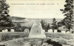 Champlain Monument, Acadia National Park Postcard