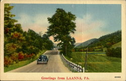 Greetings From Laanna Postcard