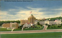 U. S. Marine Hospital, Stapleton Postcard