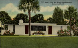 Rotary Club Boy Scouts Headquarters Postcard