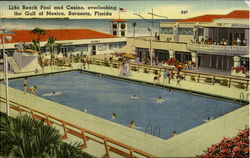 Lido Beach Pool And Casino Postcard